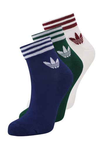 ADIDAS ORIGINALS Calzino  blu / verde scuro / bordeaux / bianco