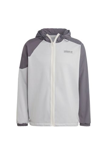 ADIDAS ORIGINALS Giacca di mezza stagione  grigio / bianco