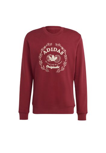 ADIDAS ORIGINALS Felpa  bordeaux / bianco