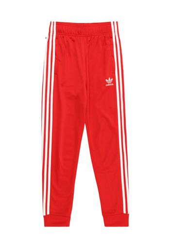 ADIDAS ORIGINALS Pantaloni  rosso / bianco