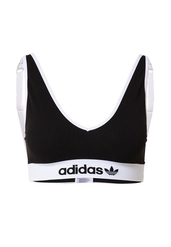 ADIDAS ORIGINALS Reggiseno  nero / bianco