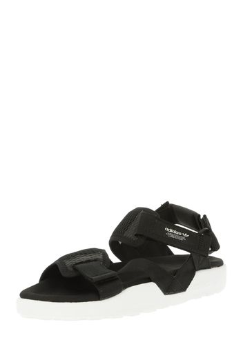 ADIDAS ORIGINALS Sandalo 'ADILETTE'  nero / bianco