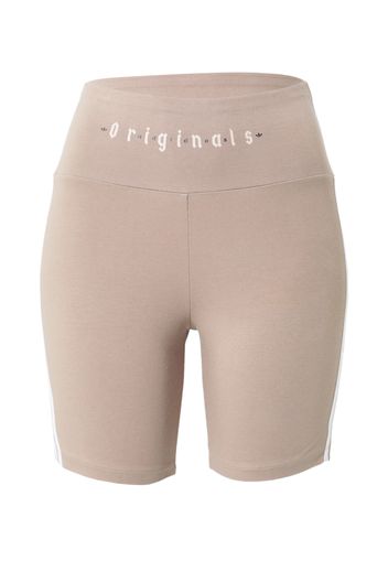 ADIDAS ORIGINALS Pantaloni  crema / marrone chiaro / bianco