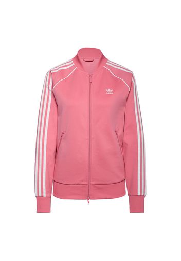 ADIDAS ORIGINALS Giacca di felpa  rosa / bianco