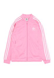 ADIDAS ORIGINALS Giacca di felpa  rosa / bianco