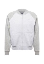 ADIDAS ORIGINALS Giacca di felpa  grigio / bianco