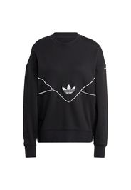 ADIDAS ORIGINALS Felpa  nero / bianco