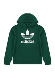 ADIDAS ORIGINALS Felpa 'Trefoil'  verde scuro / bianco