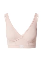 ADIDAS ORIGINALS Reggiseno 'LONGLINE BRALETTE - Originals Rib 2-2'  rosa pastello / bianco