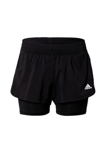 ADIDAS PERFORMANCE Pantaloni sportivi 'PACER'  nero / bianco