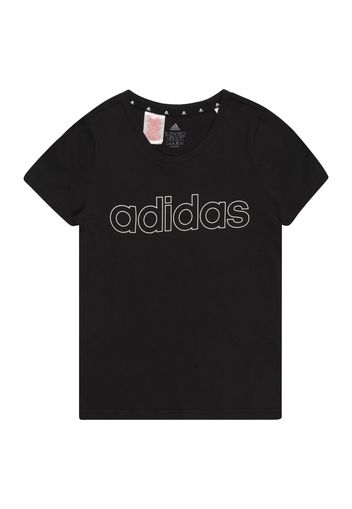 ADIDAS PERFORMANCE Maglia funzionale  nero / bianco