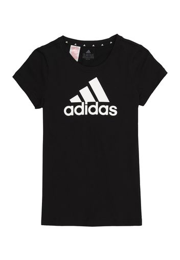 ADIDAS PERFORMANCE Maglia funzionale  nero / bianco