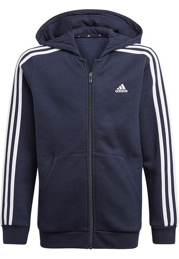 ADIDAS PERFORMANCE Giacca di felpa sportiva  bianco / blu notte