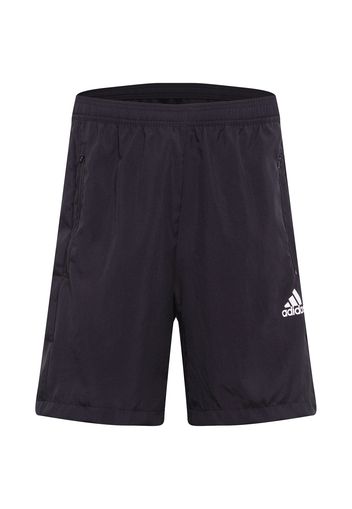 ADIDAS PERFORMANCE Pantaloni sportivi  nero / bianco