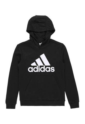 ADIDAS PERFORMANCE Felpa sportiva  nero / bianco