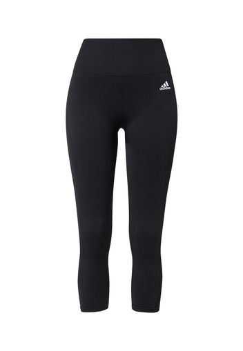 ADIDAS PERFORMANCE Pantaloni sportivi  nero / bianco