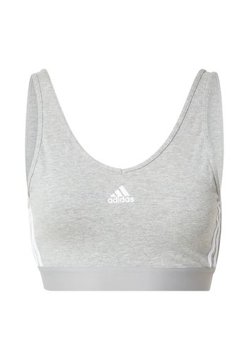 ADIDAS PERFORMANCE Reggiseno sportivo  grigio sfumato / bianco