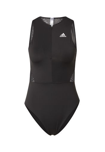 ADIDAS PERFORMANCE Body sportivo 'Leotard'  nero / bianco