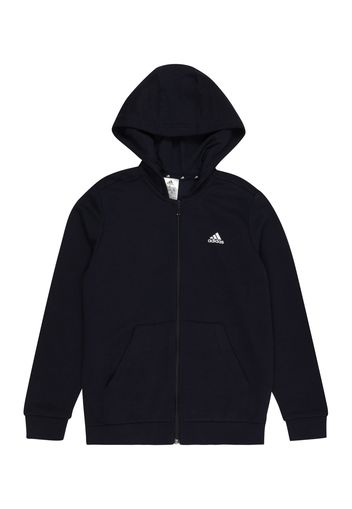 ADIDAS PERFORMANCE Giacca di felpa sportiva  nero / bianco