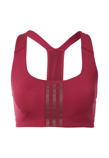 ADIDAS PERFORMANCE Reggiseno sportivo  borgogna