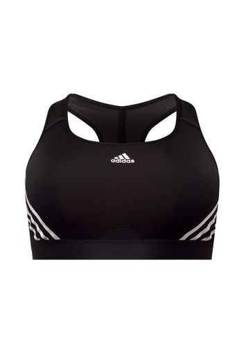 ADIDAS PERFORMANCE Reggiseno sportivo 'TRN 3S MS B PS'  nero / bianco