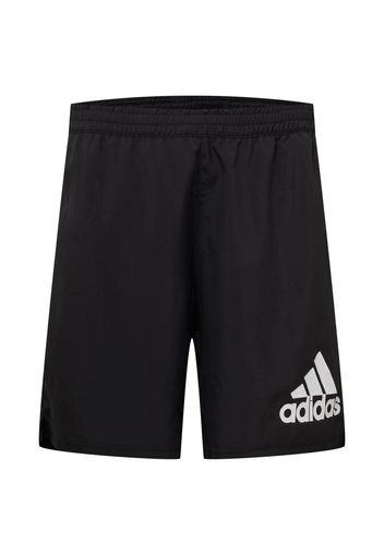 ADIDAS PERFORMANCE Pantaloni sportivi 'Run It'  nero / bianco