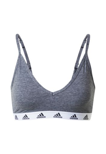 ADIDAS PERFORMANCE Reggiseno sportivo  grigio / bianco