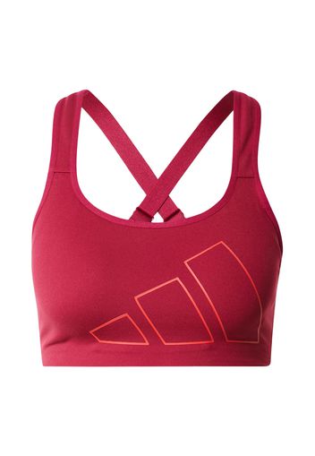 ADIDAS PERFORMANCE Reggiseno sportivo  rosso scuro / rosso chiaro