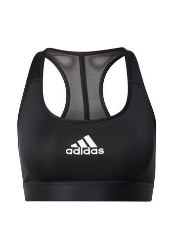 ADIDAS PERFORMANCE Reggiseno sportivo  nero / bianco