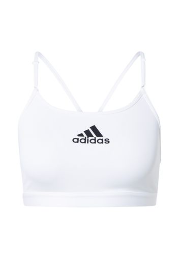 ADIDAS PERFORMANCE Reggiseno sportivo  bianco / nero