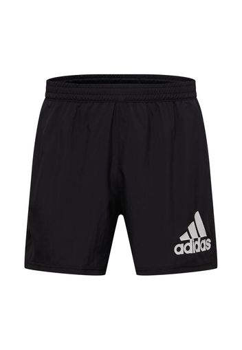 ADIDAS PERFORMANCE Pantaloni sportivi 'Run It'  nero / bianco