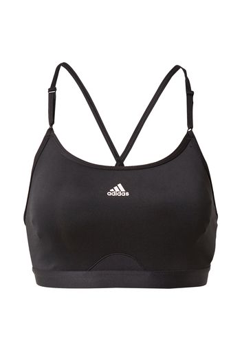 ADIDAS PERFORMANCE Reggiseno sportivo  nero / bianco