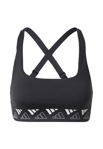 ADIDAS PERFORMANCE Reggiseno sportivo  nero / bianco