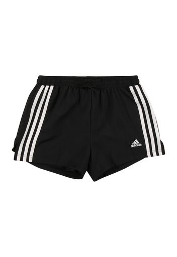 ADIDAS PERFORMANCE Pantaloni sportivi  nero / bianco