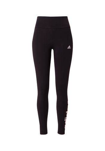 ADIDAS PERFORMANCE Pantaloni sportivi  nero / bianco