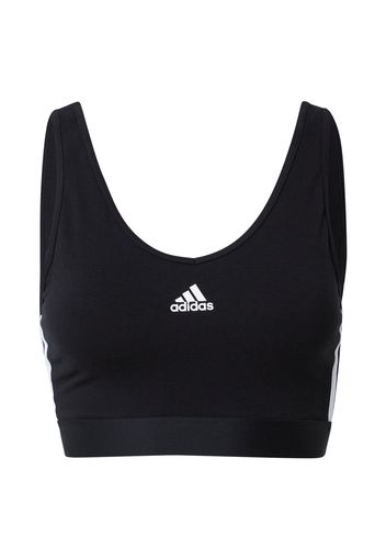 ADIDAS PERFORMANCE Reggiseno sportivo  nero / bianco