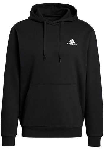 ADIDAS PERFORMANCE Felpa sportiva  nero / bianco