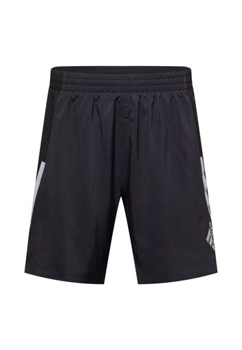 ADIDAS PERFORMANCE Pantaloni sportivi '4 Running'  nero / bianco