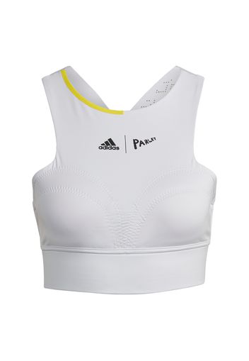 ADIDAS PERFORMANCE Top sportivo  bianco / nero