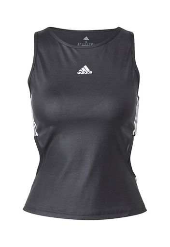 ADIDAS PERFORMANCE Top sportivo  nero / bianco