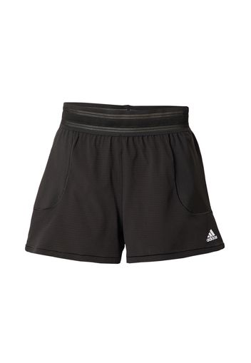 ADIDAS PERFORMANCE Pantaloni sportivi  nero / bianco