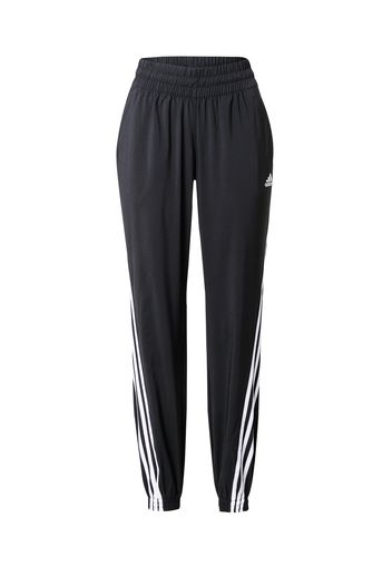 ADIDAS PERFORMANCE Pantaloni sportivi  nero / bianco