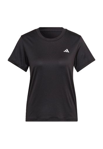 ADIDAS PERFORMANCE Maglia funzionale  nero / bianco