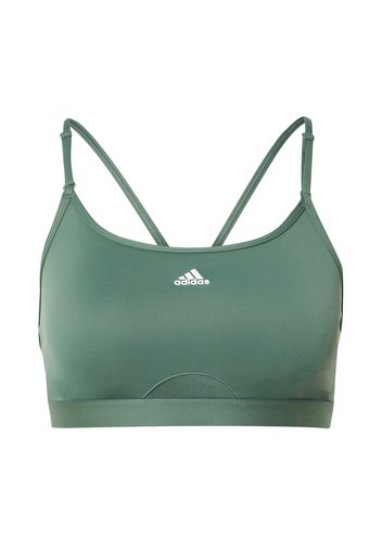 ADIDAS PERFORMANCE Reggiseno sportivo 'AEROREACT'  bianco / verde