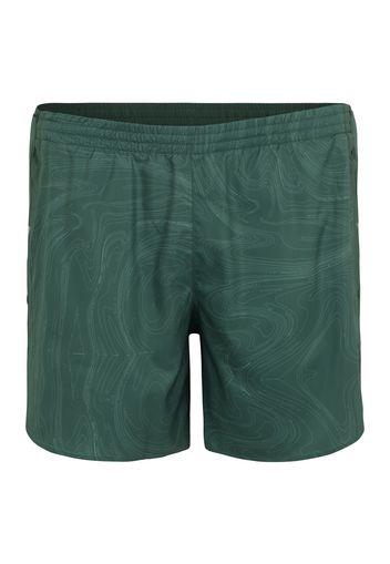 ADIDAS PERFORMANCE Pantaloni sportivi 'Designed for Running for the Oceans'  verde / nero / bianco