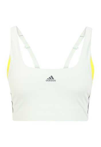 ADIDAS PERFORMANCE Reggiseno sportivo  bianco / nero / giallo