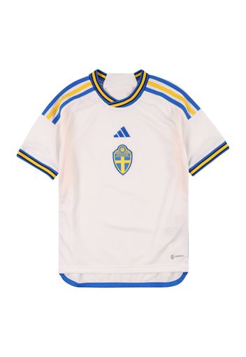 ADIDAS PERFORMANCE Maglia funzionale 'Schweden 22'  bianco / blu / giallo