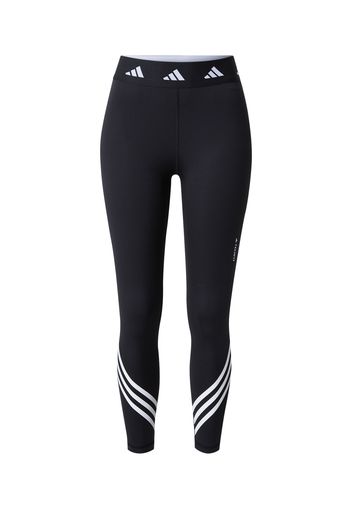 ADIDAS PERFORMANCE Pantaloni sportivi  nero / bianco