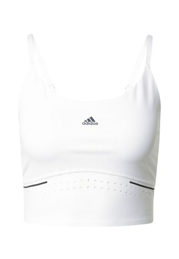 ADIDAS PERFORMANCE Top sportivo  bianco / nero