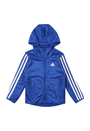 ADIDAS PERFORMANCE Giacca di felpa sportiva  bianco / blu reale